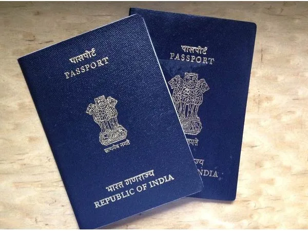 Blue indian passport