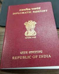 maroon indian passport