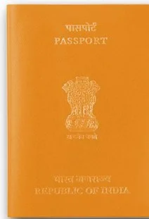 orange indian passport
