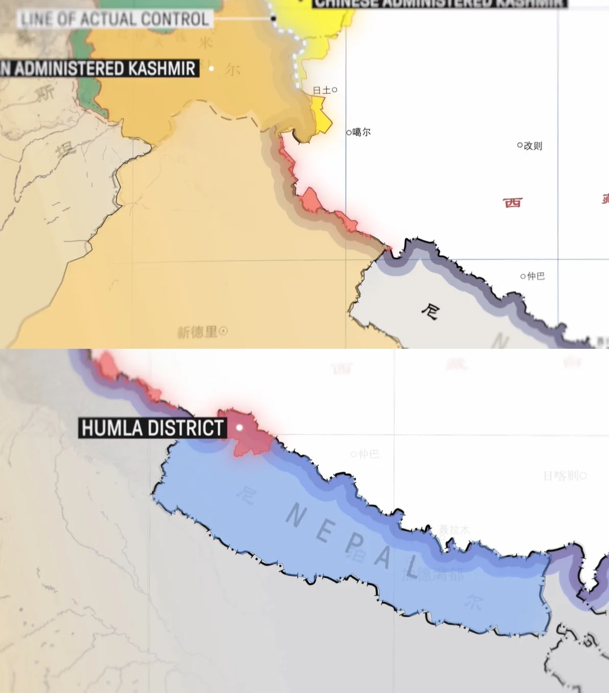 China encroach in Nepal