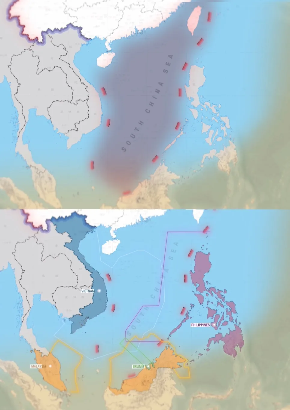 nine dash line